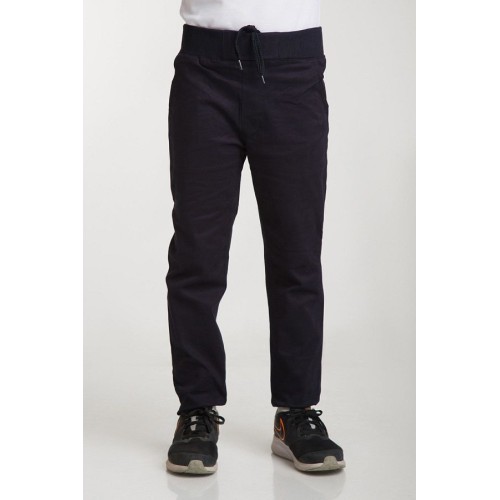 Men's Ribbed Waist Canvas Trousers - Comfortable & Durable (Plus Size Available)