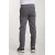 Gray Ribbed Waist Canvas School Pants - Comfortable & Stylish (Plus Size Available)