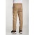 Beige Ribbed Waist Canvas School Pants - Plus Size Friendly