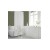 Tropikhome 180x200cm White Polyester Bathroom Curtain