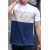 Men's Multicolor Color Blocked White T-Shirt – Comfortable & Stylish