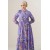 Judge Collar Hijab Dress – A. Lilac, Elegant Buttoned Modest Wear