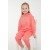 U.S. Polo Assn. Girls' Licensed Classic Coral Tracksuit Set – 2-Piece Sportswear