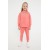 U.S. Polo Assn. Girls' Licensed Classic Coral Tracksuit Set – 2-Piece Sportswear