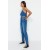 Blue High Waist Slim Mom Jeans for Casual Comfort and Style