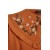 Cinnamon Collar Embroidered Half Placket Linen Look Woven Maxi Dress