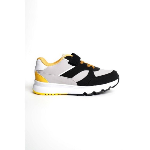 Archi Velcro Orthopedic Kids' Sneakers - Flexible & Comfortable Yellow Shoes