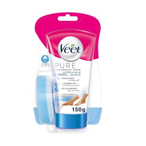 Veet Pure In-Shower Hair Removal Cream for Sensitive Skin