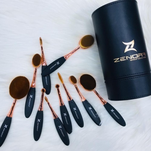 ZENORA Professional Makeup Brushes (10 PCs Set)