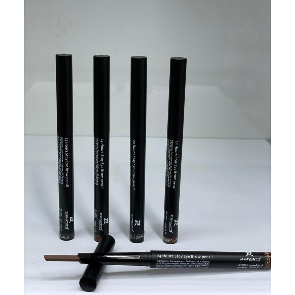 Zenora 24H Stay Eyebrow Pencil – Long-Lasting & Smudge-Proof