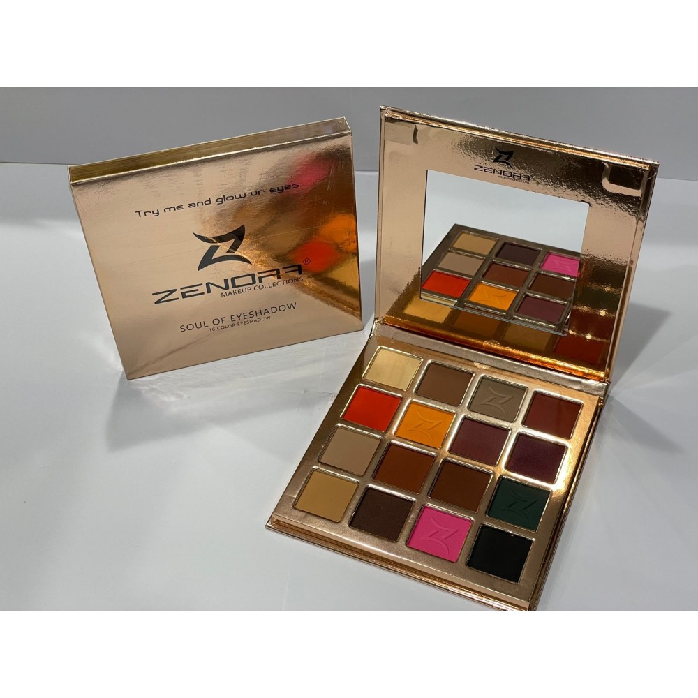 Zenora 16 Color Eyeshadow Palette – Versatile & Vibrant Shades