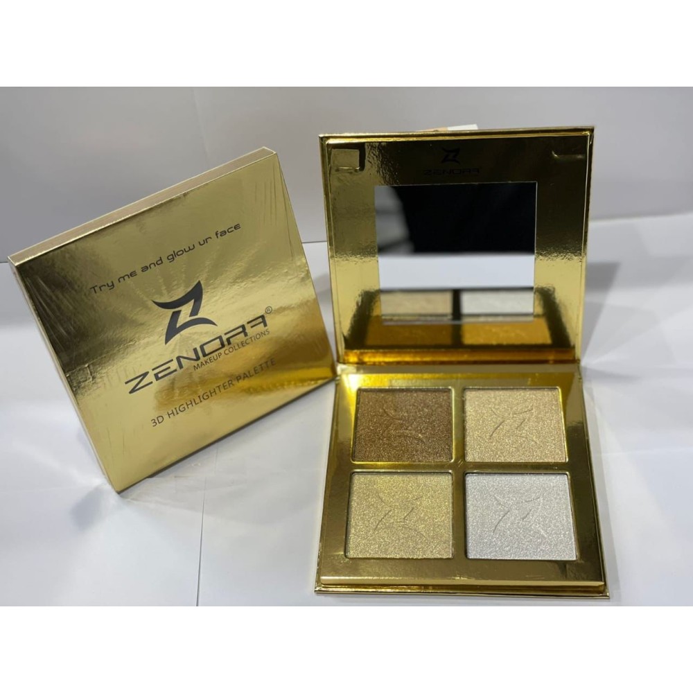 Zenora Highlighter Palette – Radiant & Luminous Glow