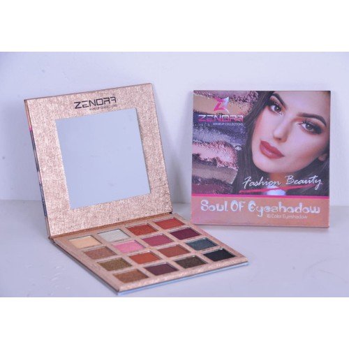 Zenora 16-Color Eyeshadow Palette: Vibrant Shades for Every Look