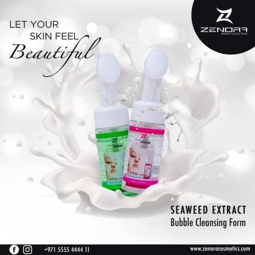 Zenora Seaweed Extract Bubble Cleansing Foam | Refreshing & Purifying Cleanser