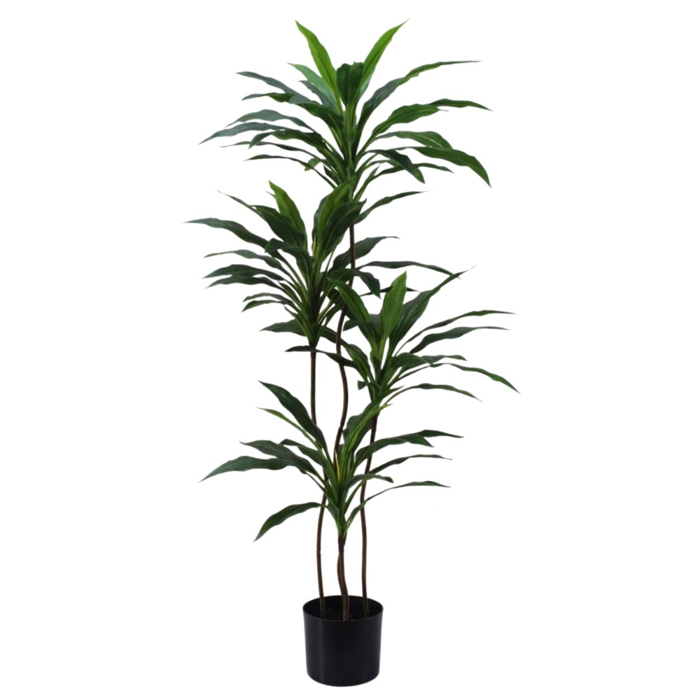 Artificial Green Plant in Pot 120cm – Large Fake Plant for Home & Office Decor