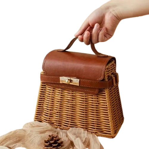 Handwoven Rattan Bag