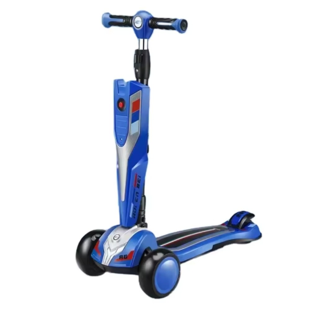 Kids' 3-Wheel Kick Scooter with Music