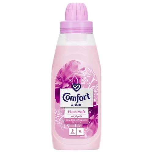 Comfort Flora Soft Fabric Softener - Fresh & Soft Clothes, 1L