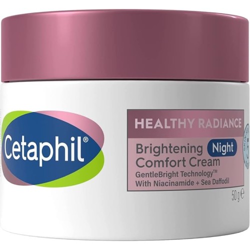 Cetaphil Night Cream 50g – Healthy Radiance Brightening Moisturizer with Niacinamide