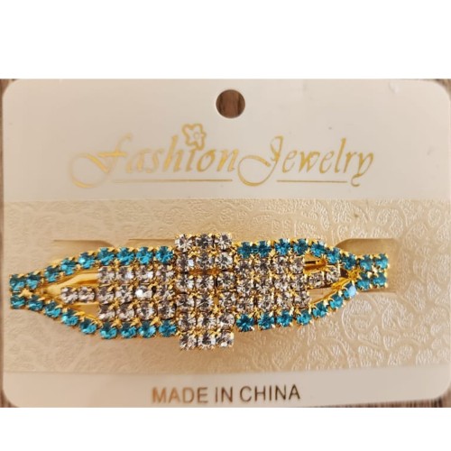 Elegant Rhinestone Barrette – Versatile Metal Hair Clip for Women