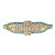 Elegant Rhinestone Barrette – Versatile Metal Hair Clip for Women