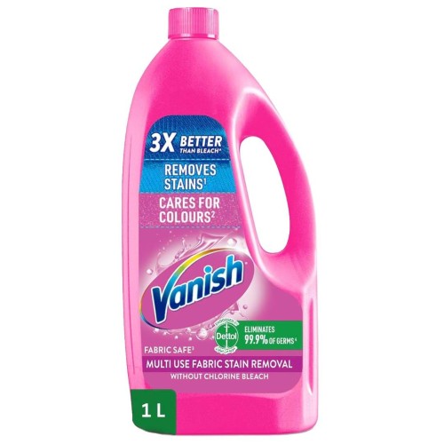 Vanish 1L Fabric Stain Remover - Safe & Powerful Laundry Solution