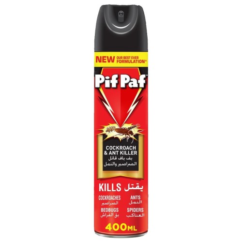 Pif Paf Cockroach & Ant Killer – 400ml Spray