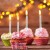 Italo 8 Pcs Spiral Birthday Cake Candles - Elegant & Non-Toxic Design