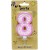 Italo Numbered Pink Foam Ball Birthday Candles 0-9