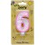 Italo Numbered Pink Foam Ball Birthday Candles 0-9