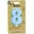 Numbered Blue Foam Ball Birthday Candles 0-9