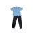 Boys Cool Blue 2-Piece Set – T-Shirt and Pants