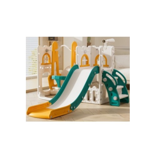 Toddler Slide Playset - Indoor/Outdoor (Beige/Grey)