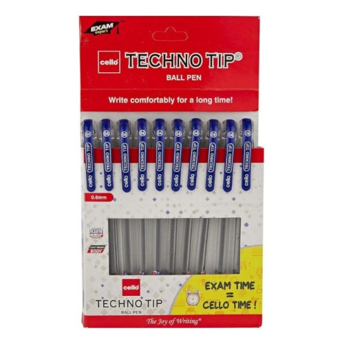 Ball Pen Cello Techno Tip 0.6MM (Pack Of 10)