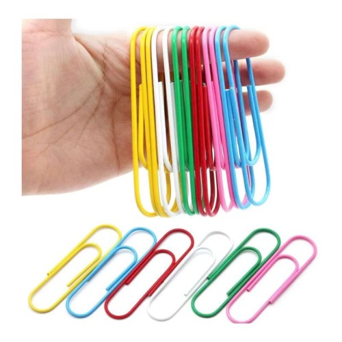 Paper Clips Gem Clips 4 Inch Large Sheet Holder Mega Paperclips Jumbo Size 10cm (Pack Of 30 Clips)