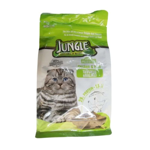 Jungle Adult Cat Food Chicken & Fish 1.5kg