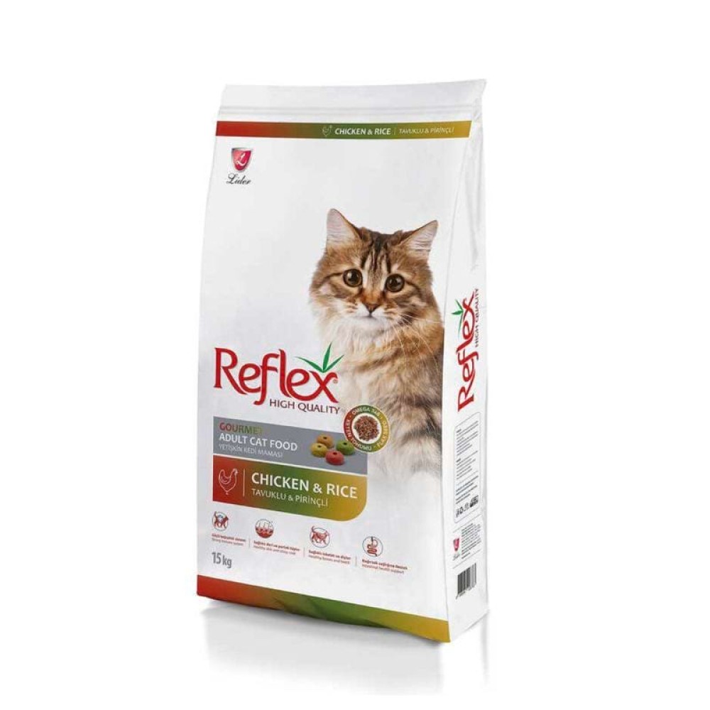 Reflex Adult Cat Food Gourmet Chicken and Rice 15 KG