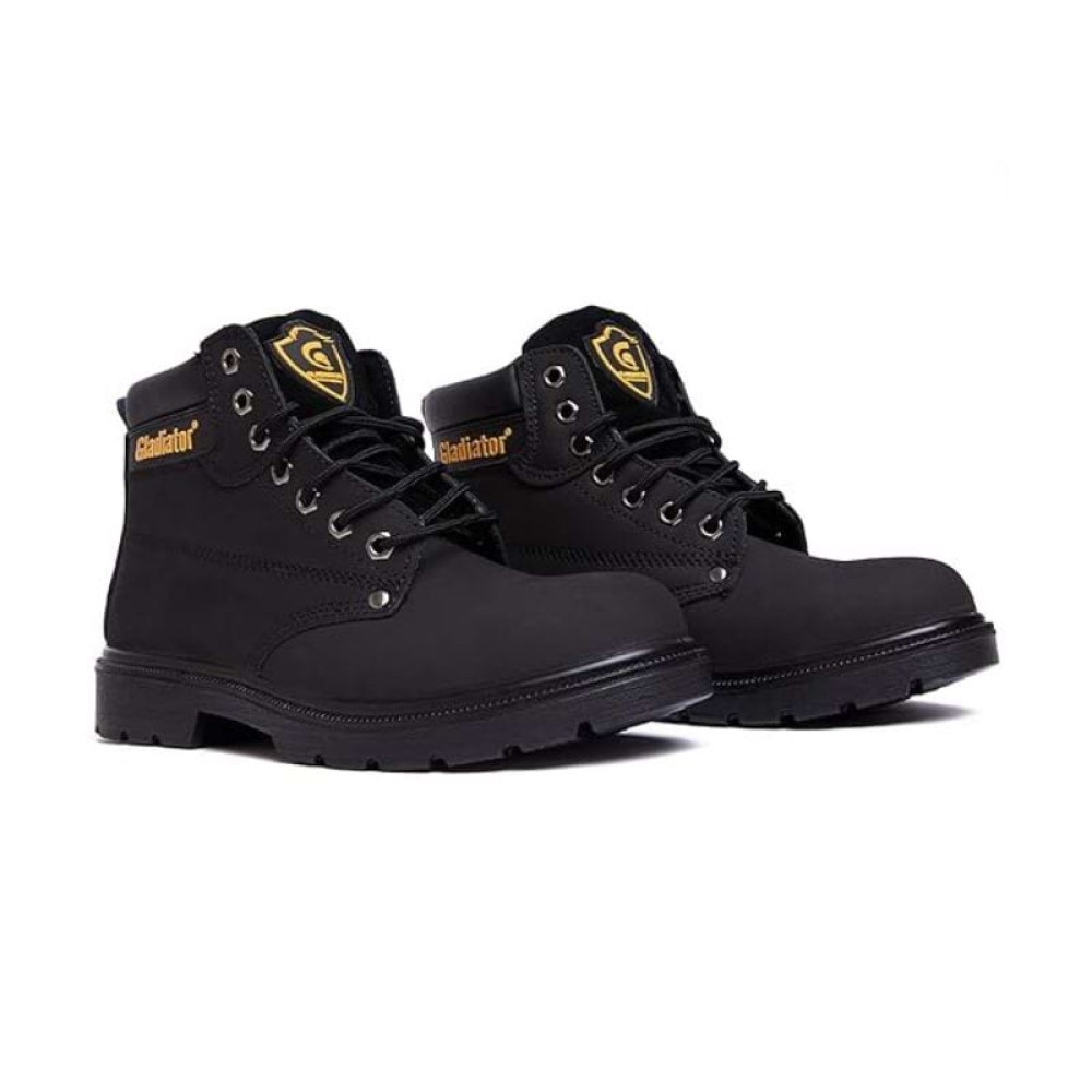 Gladiator Black Safety Shoes – Durable Protection and Comfort for Work Environments