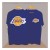 Los Angeles Lakers Basketball Print in Blue Men's T-Shirt