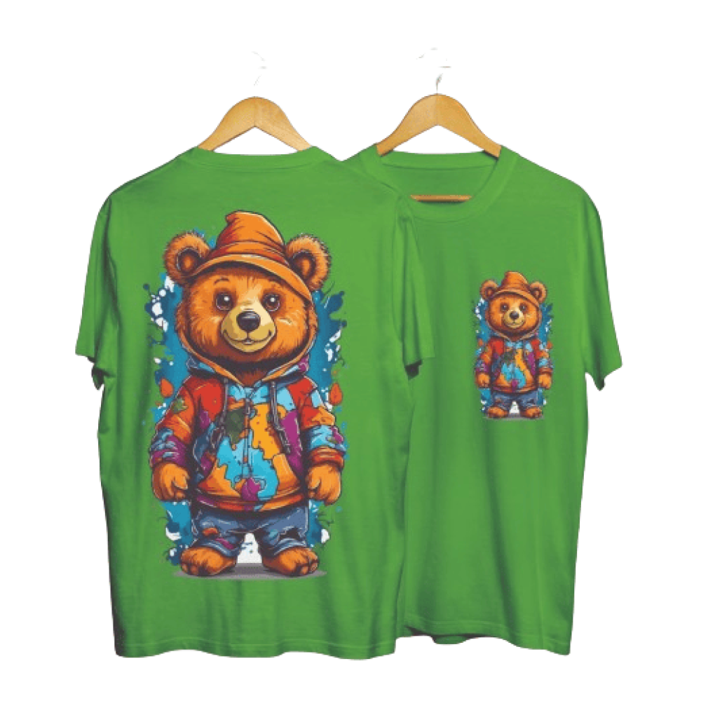 Animated Bear Men's T-Shirt