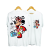 Minnie Mouse Print in White Men's T-Shirt