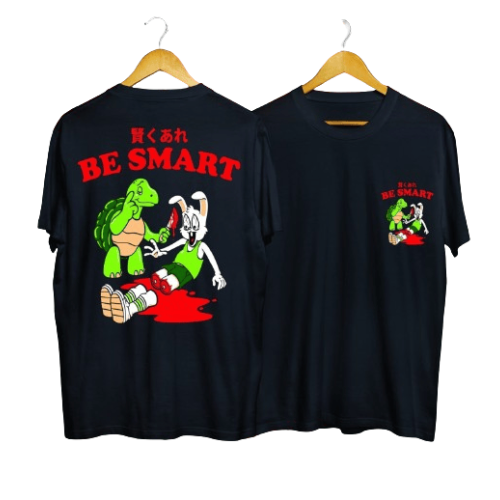 Be smart Illustration Print Men's T-Shirt