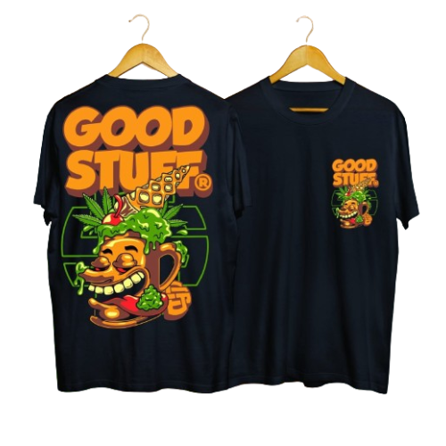 Good stuff Illustration Print in BlackMen's T-Shirt