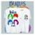 The Beatles Print in White Men's T-Shirt