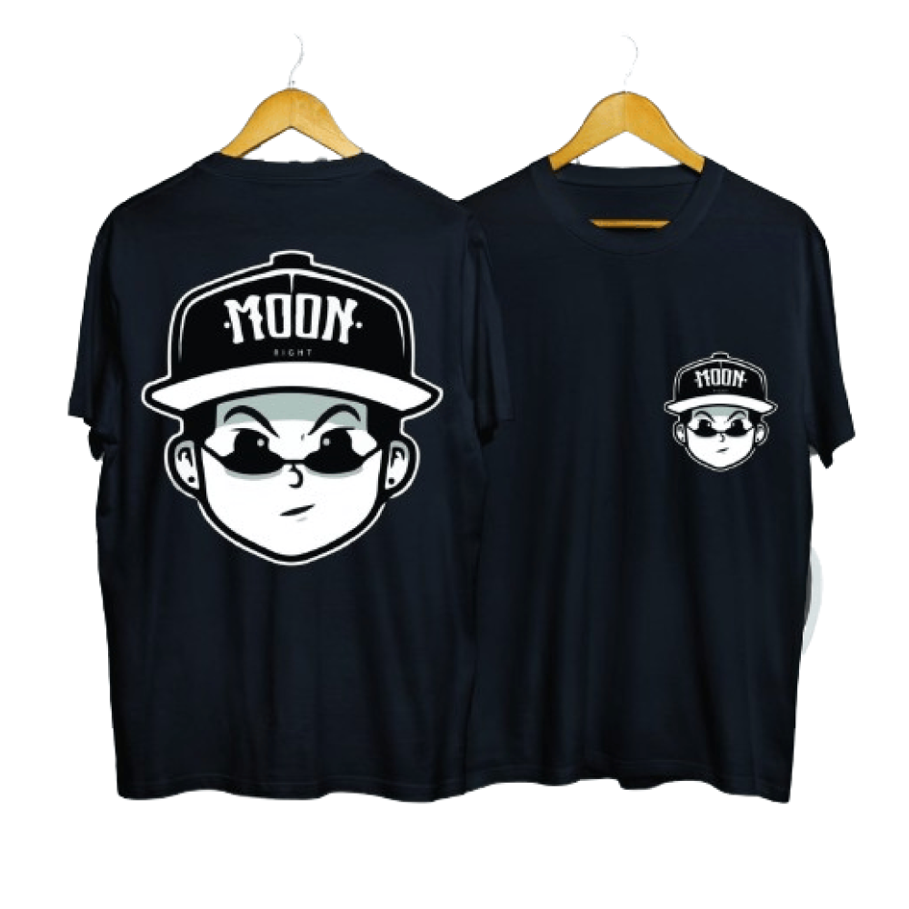 MOON NIGHT in Black Men's T-Shirt