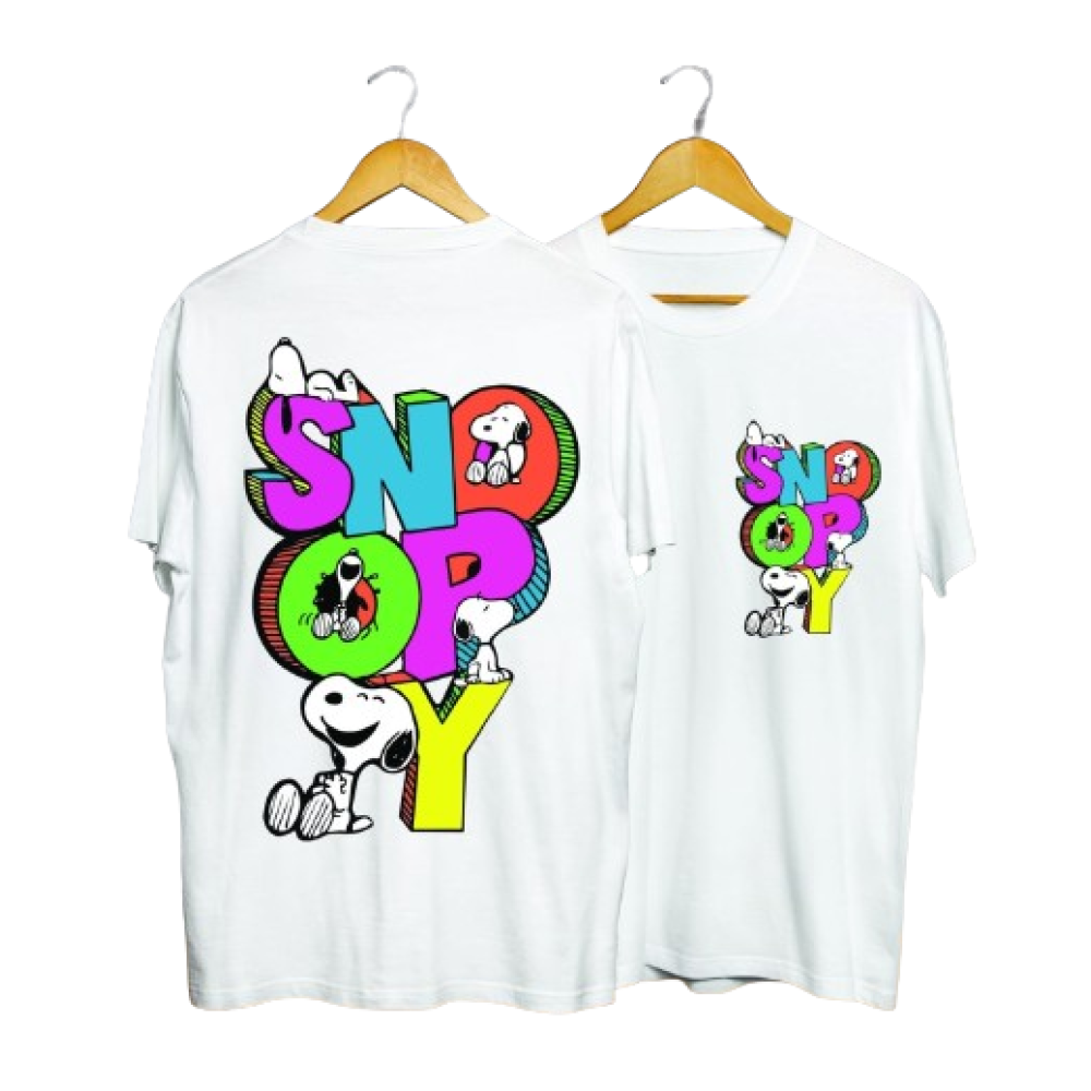 Snoopy Dog Print Men's Oversized T-Shirt – Casual & Relaxed Fit