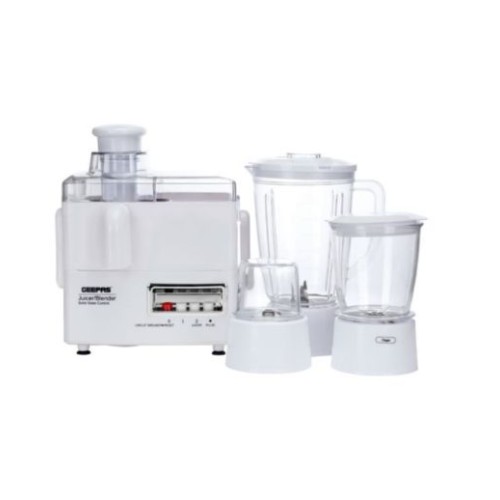 Geepas 4-in-1 Food Processor & Juicer – 600W Blender, Chopper, Grinder | 1.6L, 2-Speed Pulse