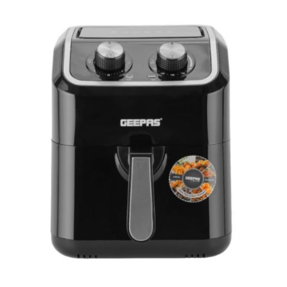 Geepas Vortex 5L Digital Air Fryer – Healthy, Oil-Free Cooking with Advanced Digital Controls