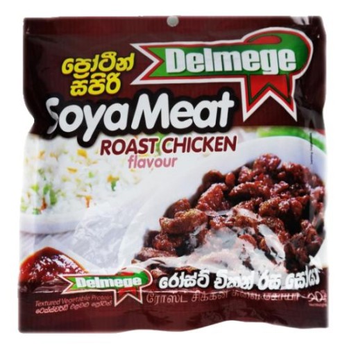 DELMEGE Soya Roasted Chicken Flavor 90g - Savory Plant-Based Protein