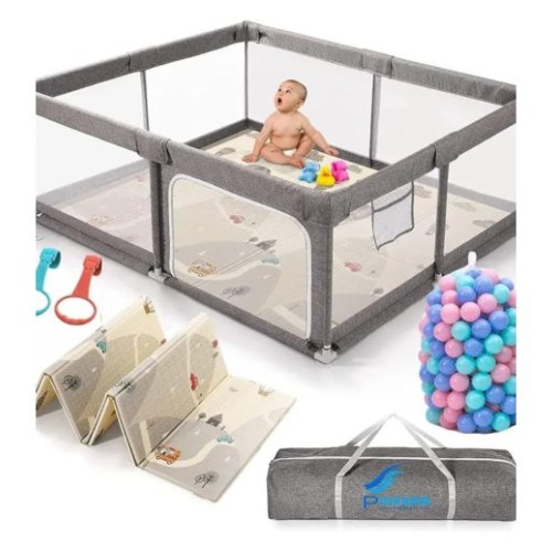 Spacious Baby Playpen – 180 x 150 x 67.3 cm | Safe & Secure Play Area